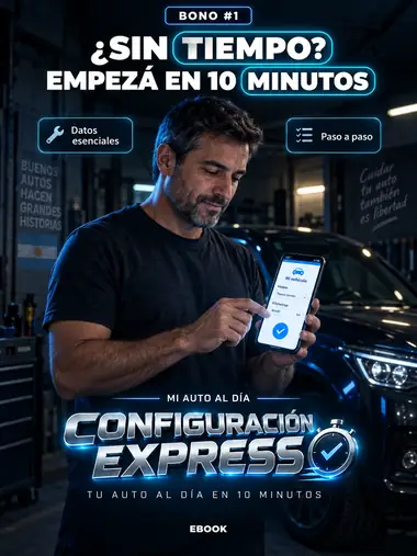 Bono 1: Configuración Express, tu auto al día en 10 minutos